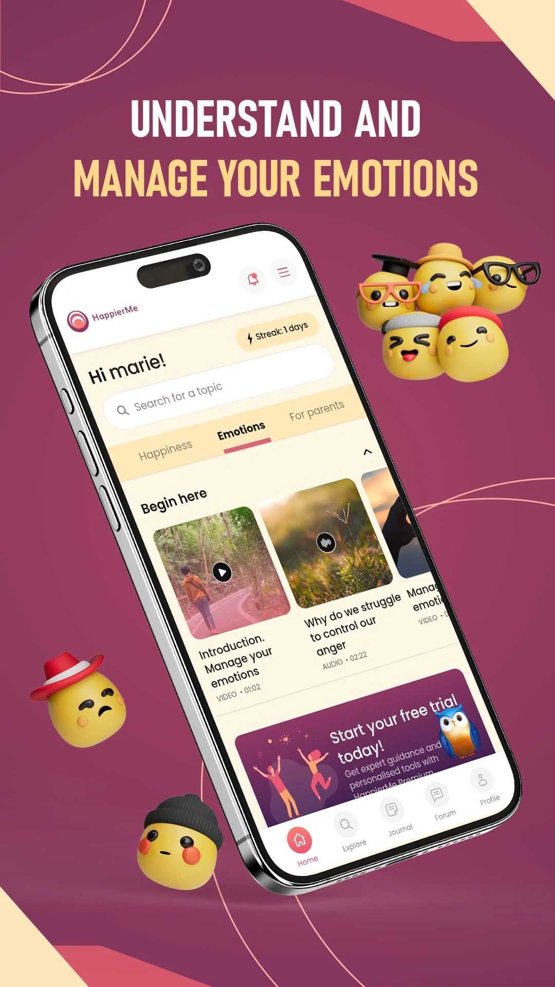 HappierMe: Think & Feel Better screenshot